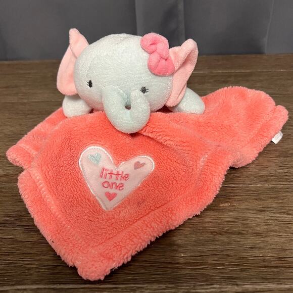 Baby Gear Little One Elephant with‎ Pink Blanket Lovey - Picture 1 of 6